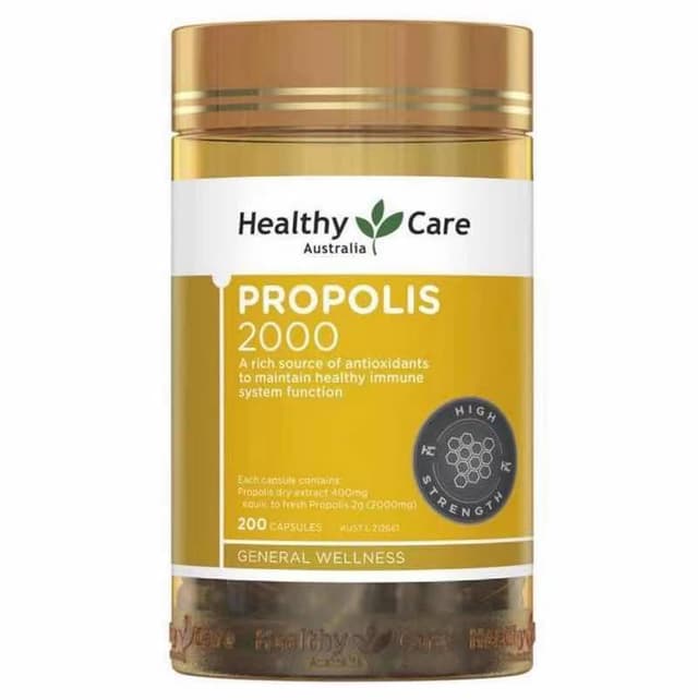 HealthyCare黑蜂膠膠囊2000mg200粒